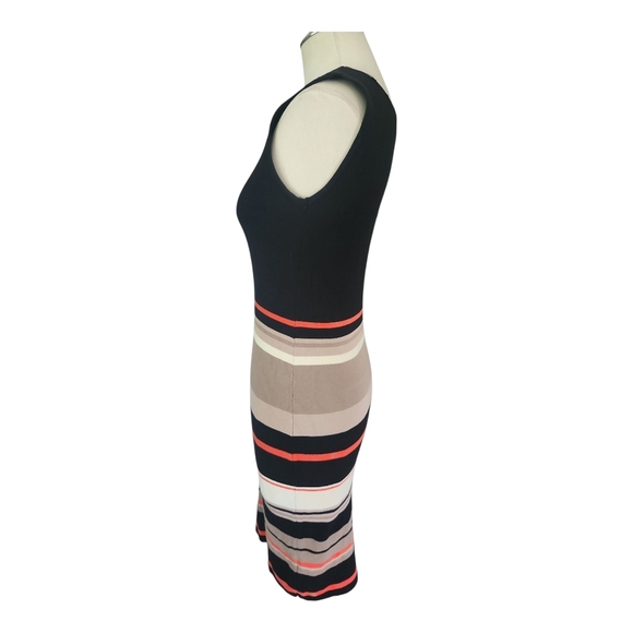 Apricot Sleeveless Striped Knit Bodycon Dress Size UK 12 / EUR M - Picture 5 of 9